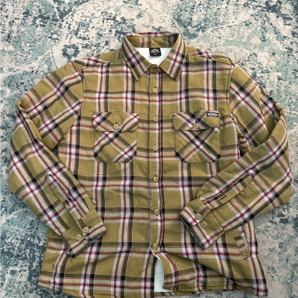 Men’s San Clemente Boardroders Club Fleece Lined Shirt Jacket - Medium